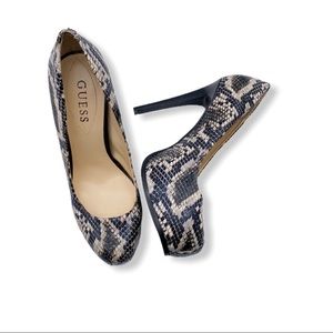 Snake Skin High Heels - GUESS